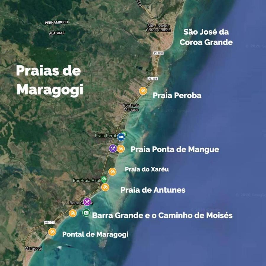 Casa Aconchegante Na Praia De Peroba Maragogi Ngoại thất bức ảnh